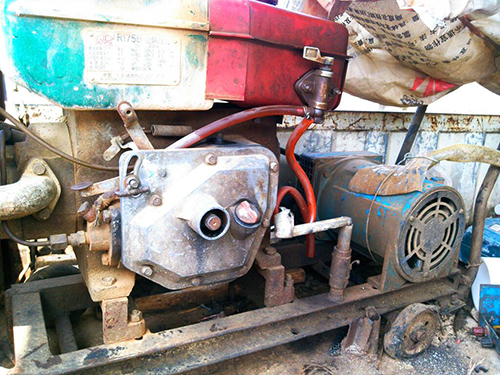 赵西垸林场单杠柴油机发电机出租